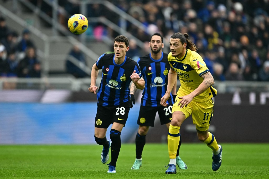 Veja imagens da vitória da Inter de Milão contra o Hellas Verona pelo ...