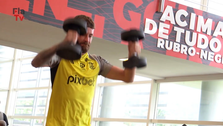 Preparação do Flamengo para o primeiro clássico Fla-Flu do ano