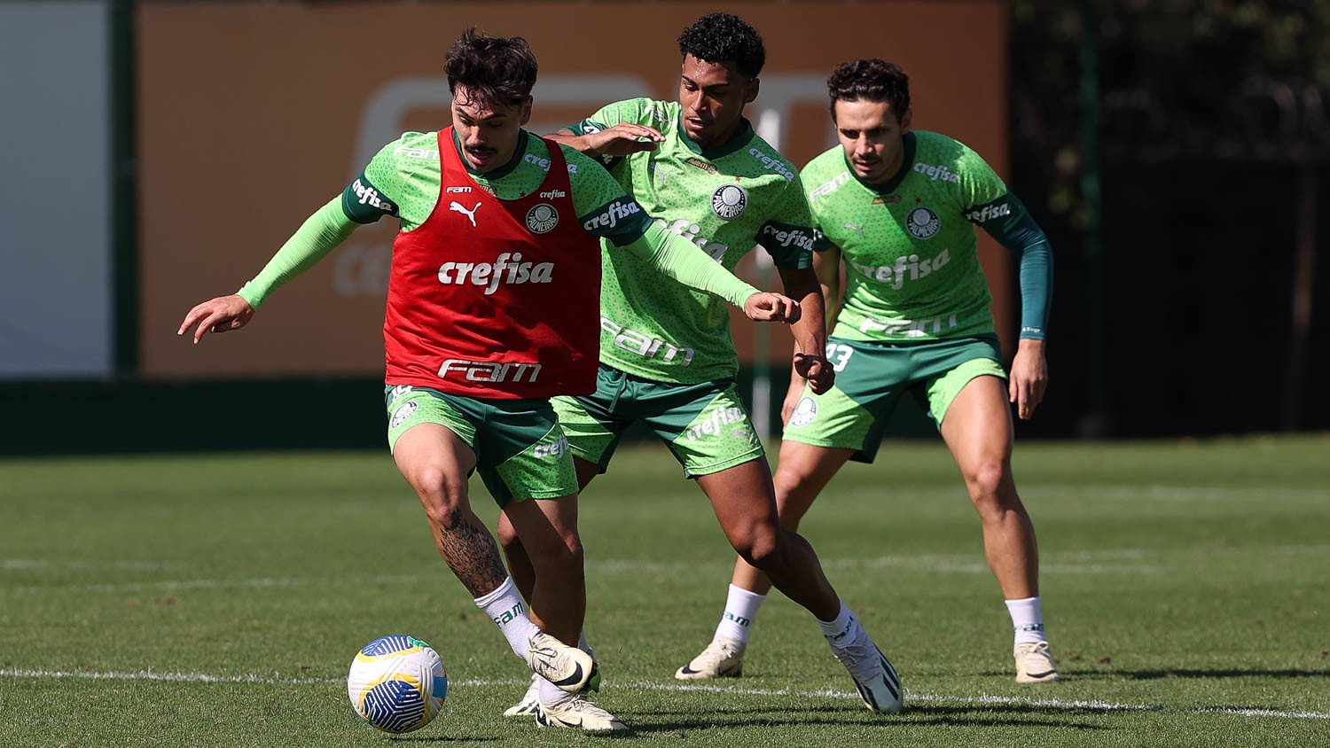 Último treino do Palmeiras antes do confronto contra o Fluminense no Brasileirão.