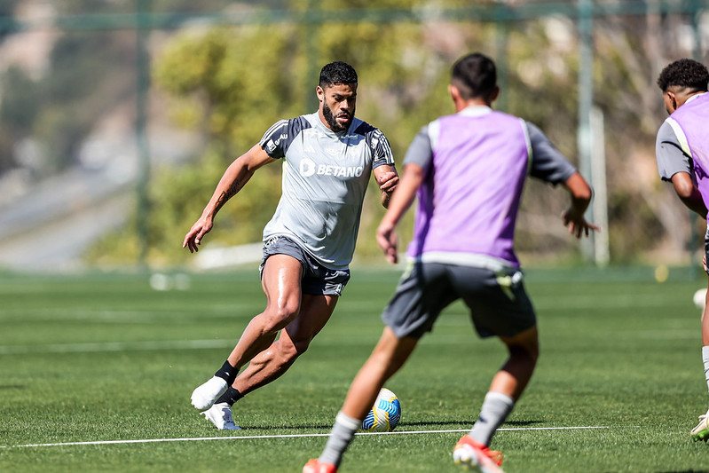 Treino tático intensifica preparação do Atlético-MG para enfrentar o Corinthians