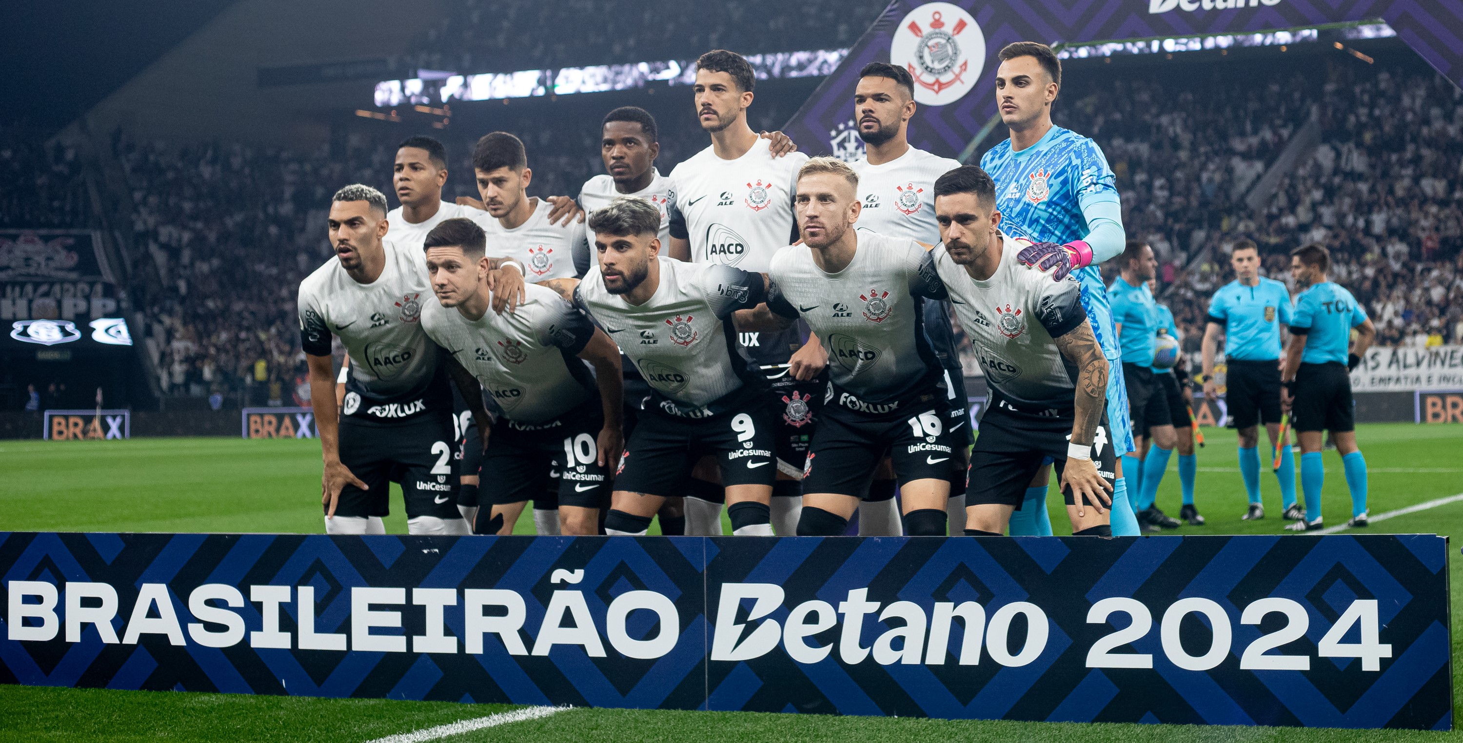 Corinthians exibirá logo da CUFA em partida contra o Vasco no Brasileirão.