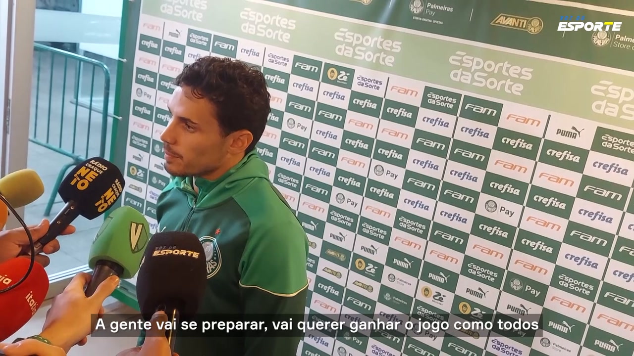 Veiga sobre duelo com Botafogo: sem rivalidade da nossa parte no confronto.