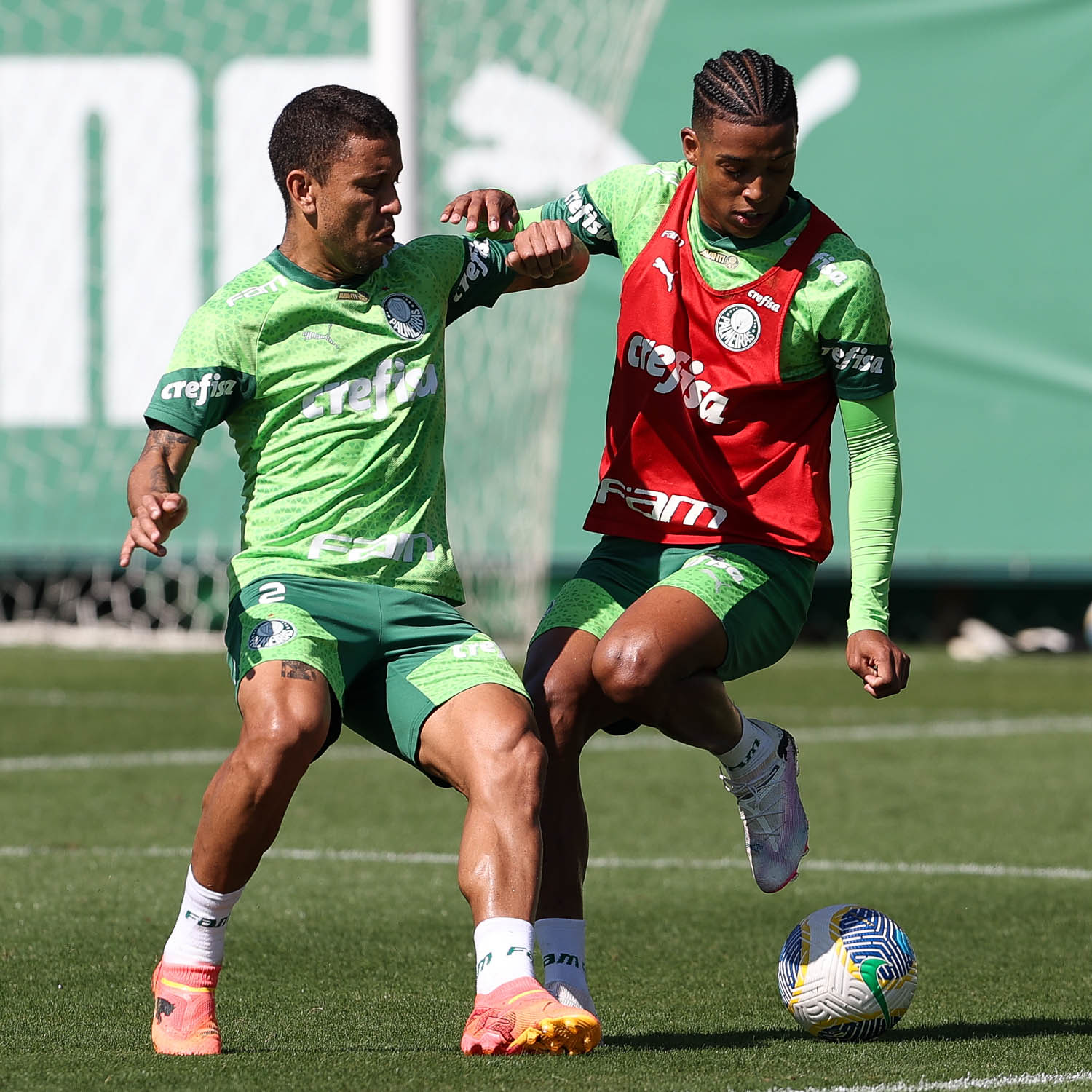 Último treino do Palmeiras antes de enfrentar o Flamengo pela Copa do Brasil.