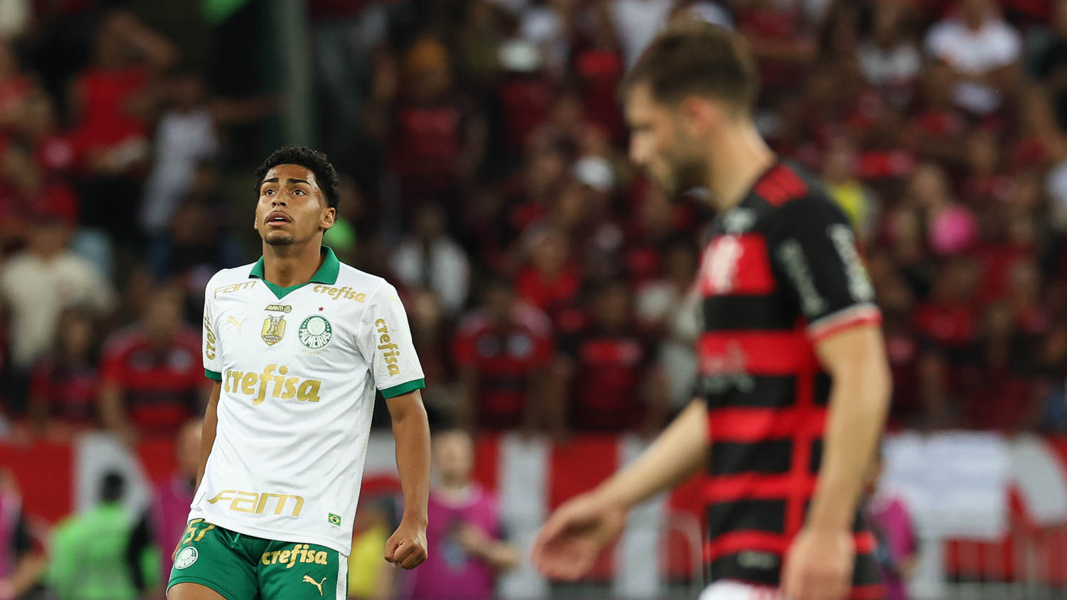 Luighi marca gol decisivo e comemora realização de sonho no Palmeiras