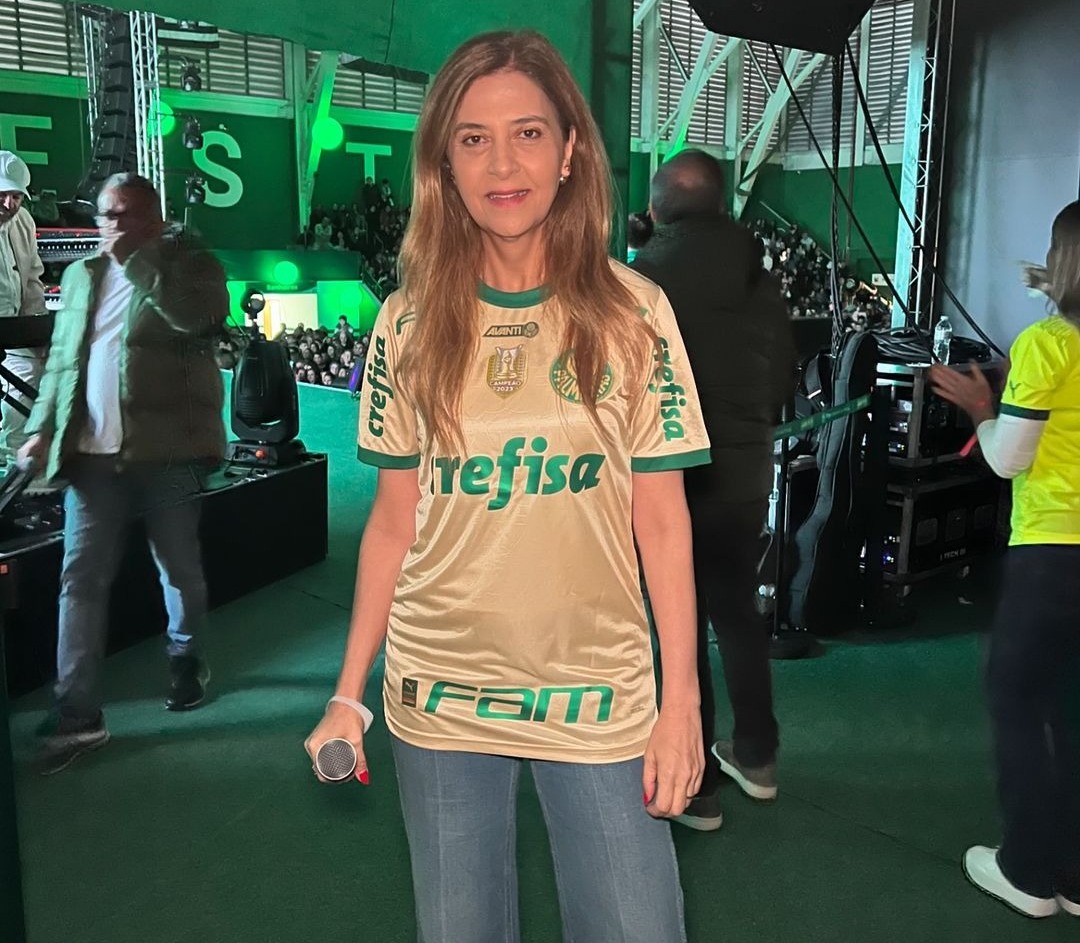 Leila Pereira destaca importância do Brasileirão em festa de 110 anos do Palmeiras