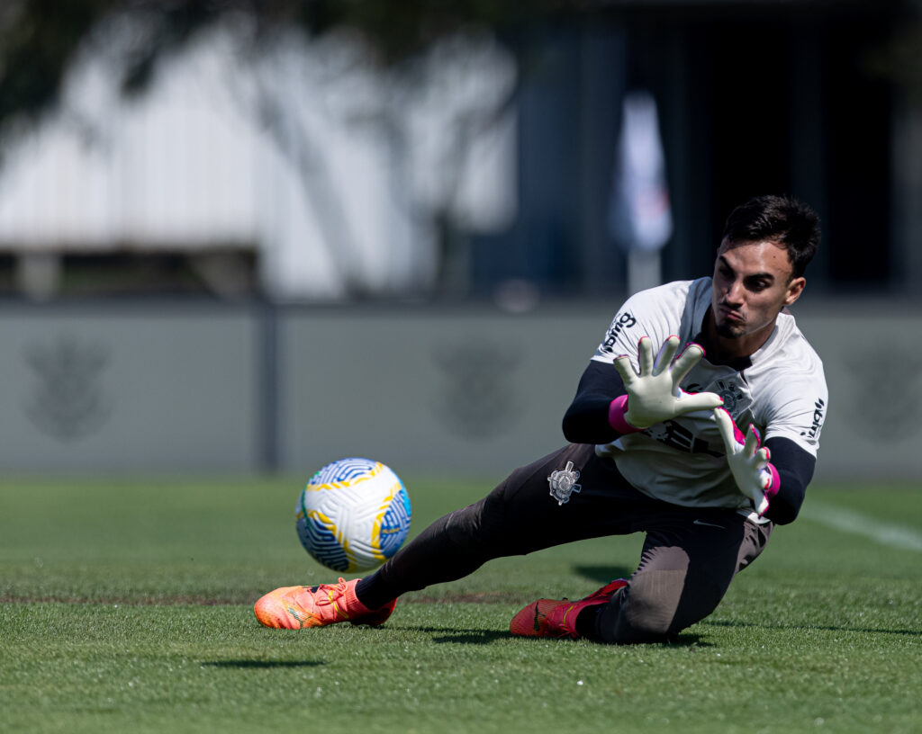 Matheus Donelli: o goleiro vinha sendo titular, mas perdeu espaço com as chegadas de Ramón e Hugo Souza. Nem nas copas Donelli vem atuando
