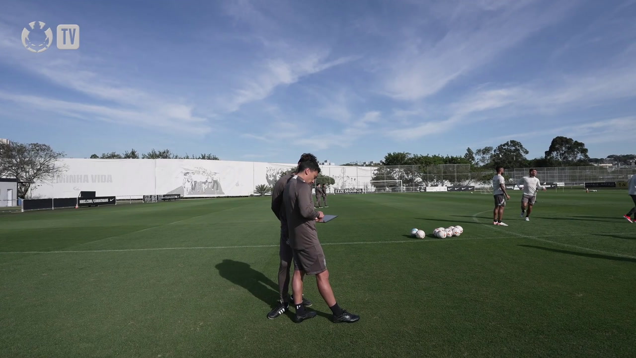 Corinthians preparado para encarar o Bragantino na Sul-Americana.
