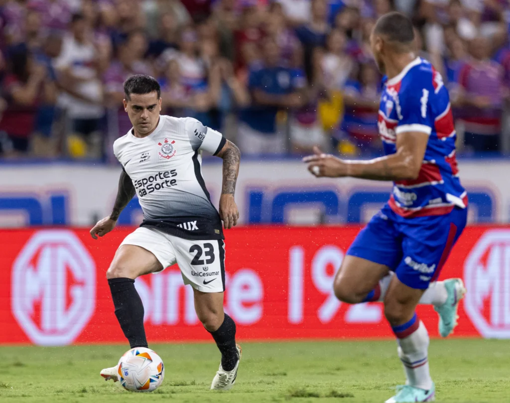O Corinthians recebe o Fortaleza na Neo Química Arena nesta terça-feira, às 21h30 (de Brasília), pela volta das quartas de final da Copa Sul-Americana