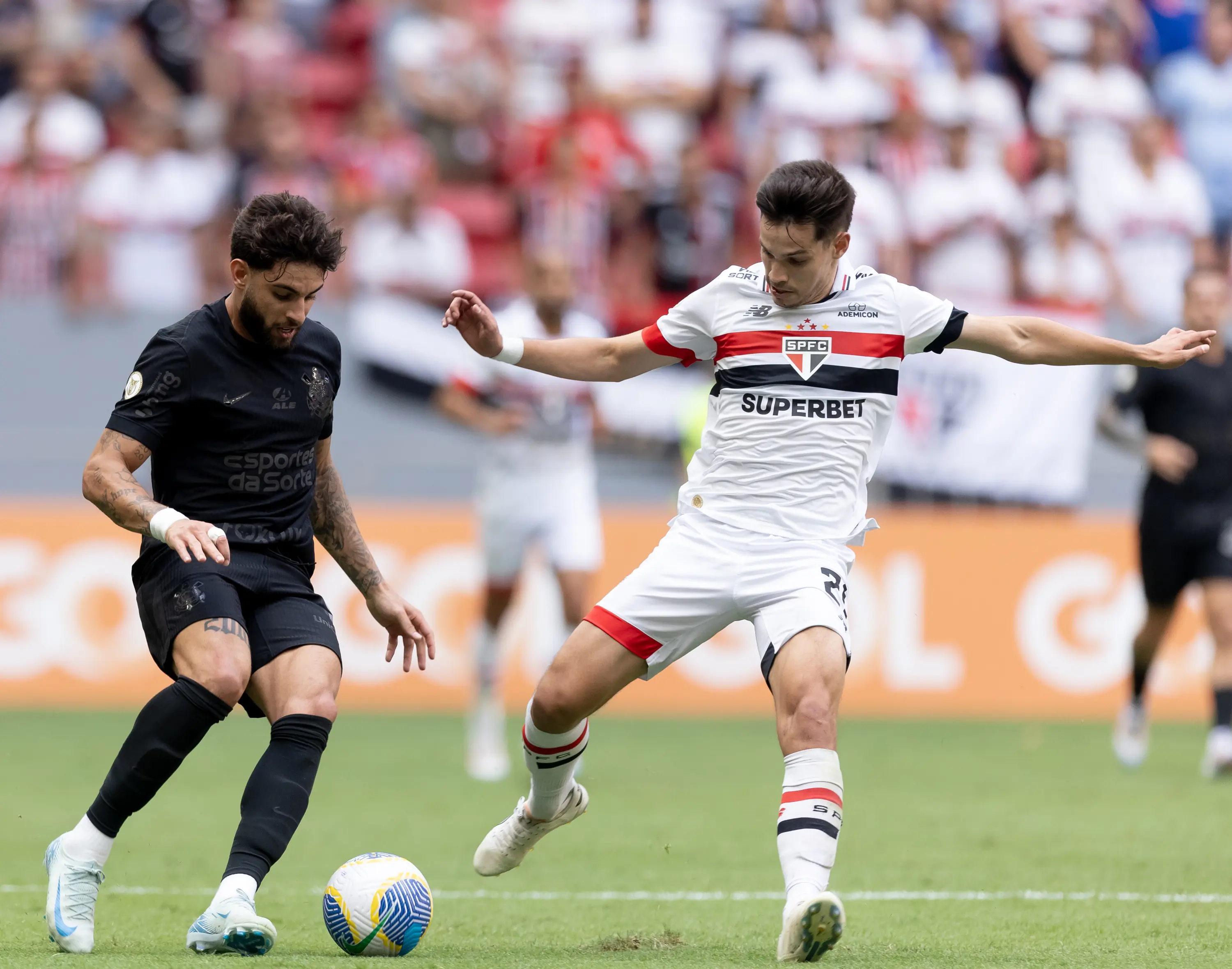Desempenho dos jogadores do Corinthians na partida contra o São Paulo