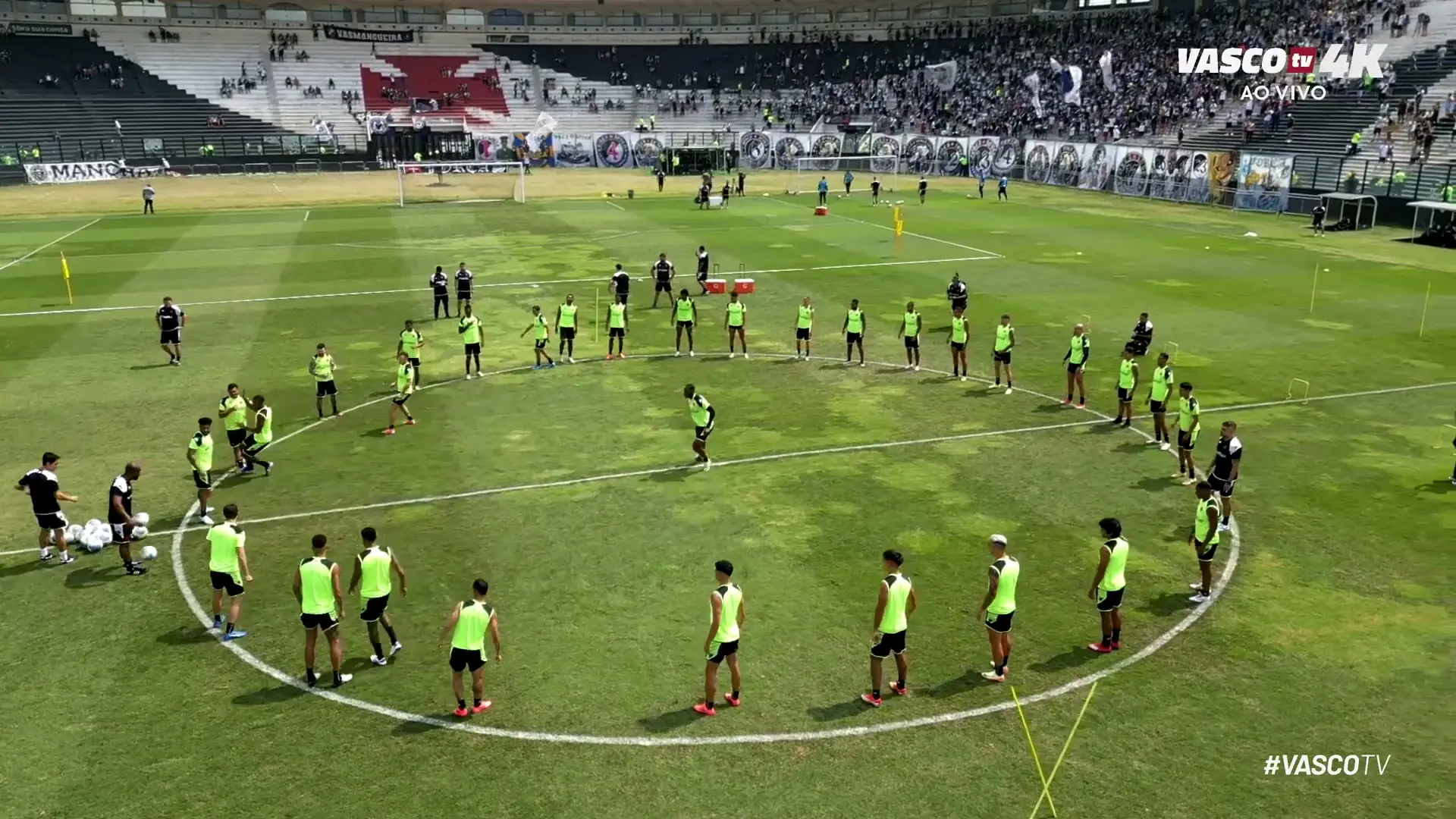 Vasco realiza treino aberto em São Januário antes de decisão da Copa do Brasil