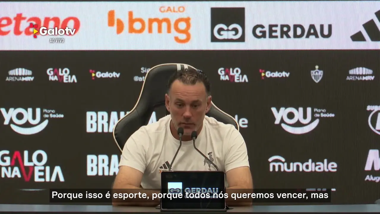 Gabriel Milito assume a responsabilidade após Atlético-MG ser vice da Copa do Brasil Imagem ilustrativa para a matéria