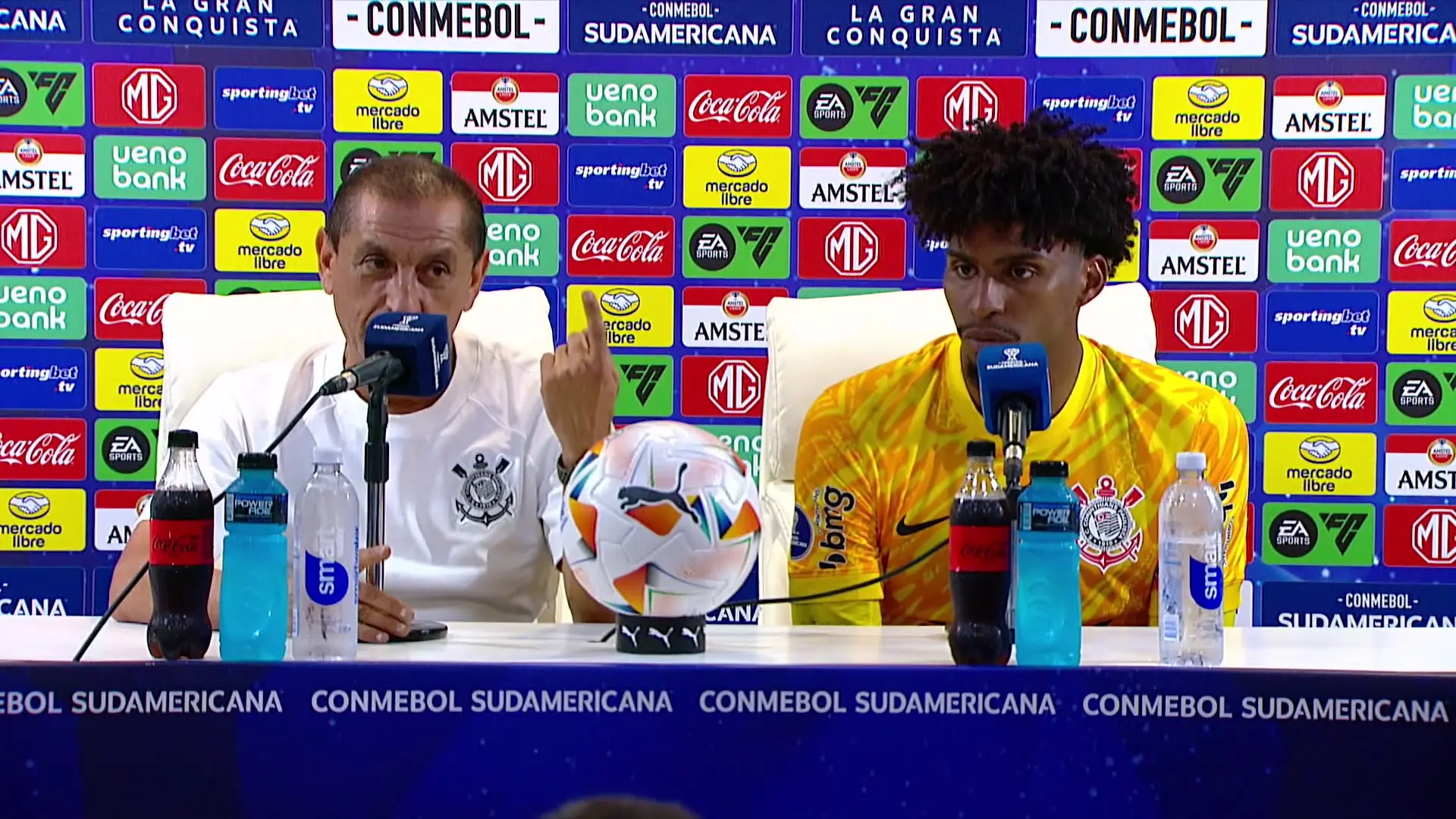 Ramón Díaz após ser questionado sobre momento do Timão: "Trabalho que estamos fazendo é excelente" Imagem ilustrativa para a matéria