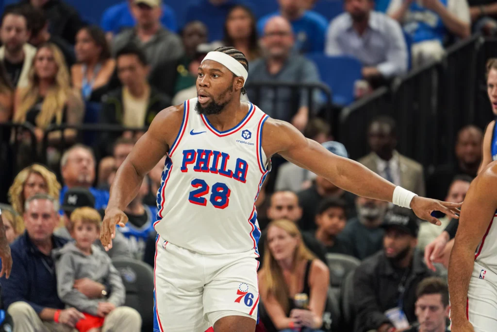 Guerschon Yabusele, pivô francês do Philadelphia 76ers, da NBA