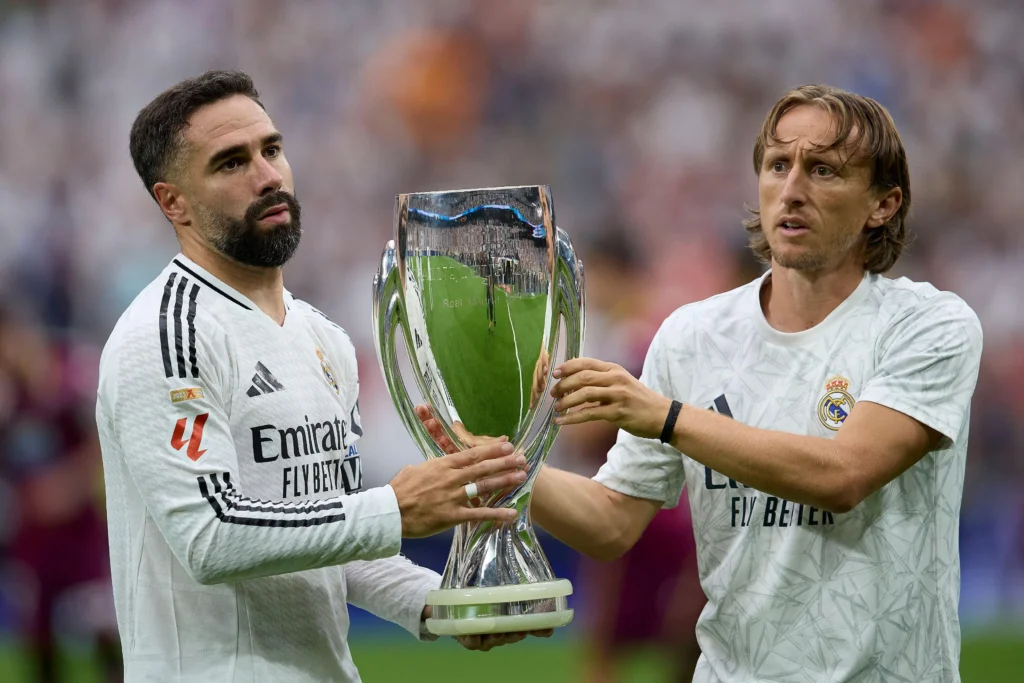 Dani Carvajal e Modric são os capitães do Real Madrid