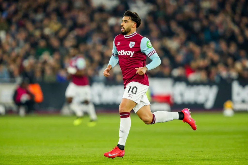 West Ham de Lucas Paquetá entra em campo pela Premier League