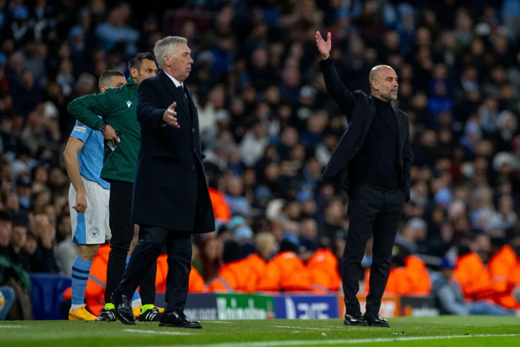 Ancelotti e Guardiola se enfrentam na Champions League