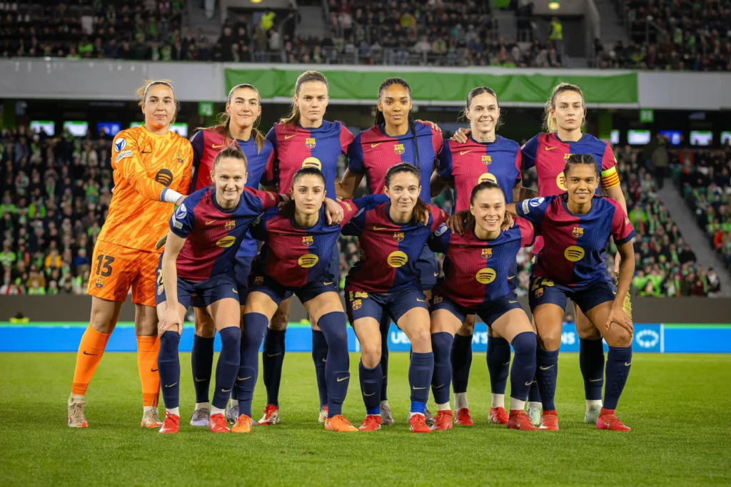 Barcelona feminino é um dos principais times da Liga dos Campeões