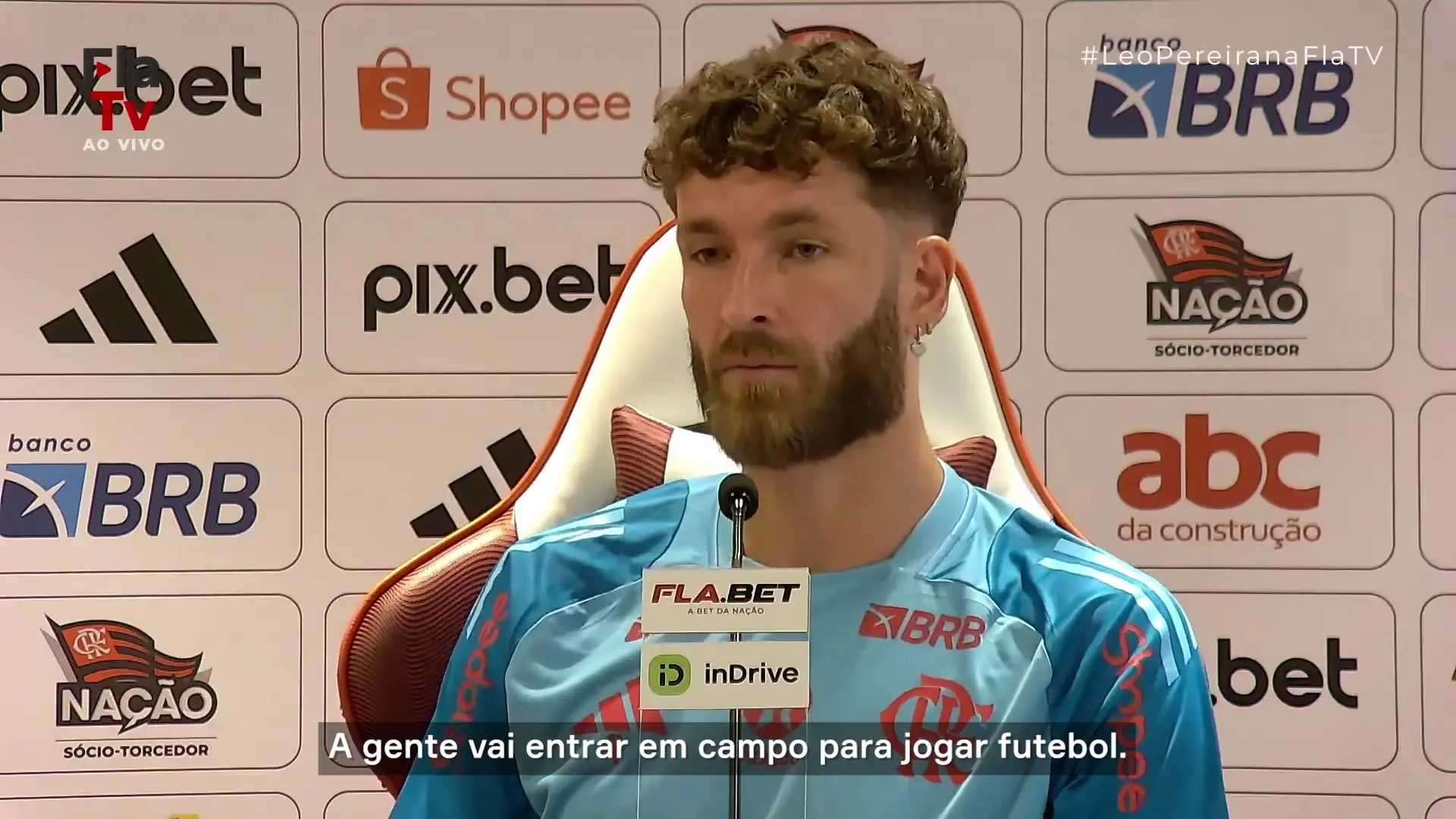 Léo Pereira 'descarta' pressão externa e diz que foco do Flamengo é jogar futebol Imagem ilustrativa para a matéria