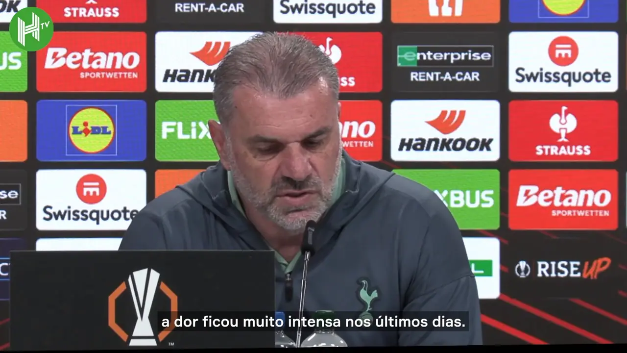 Treinador do Tottenham, Postecoglou confirma ausência de Son contra o Frankfurt Imagem ilustrativa para a matéria