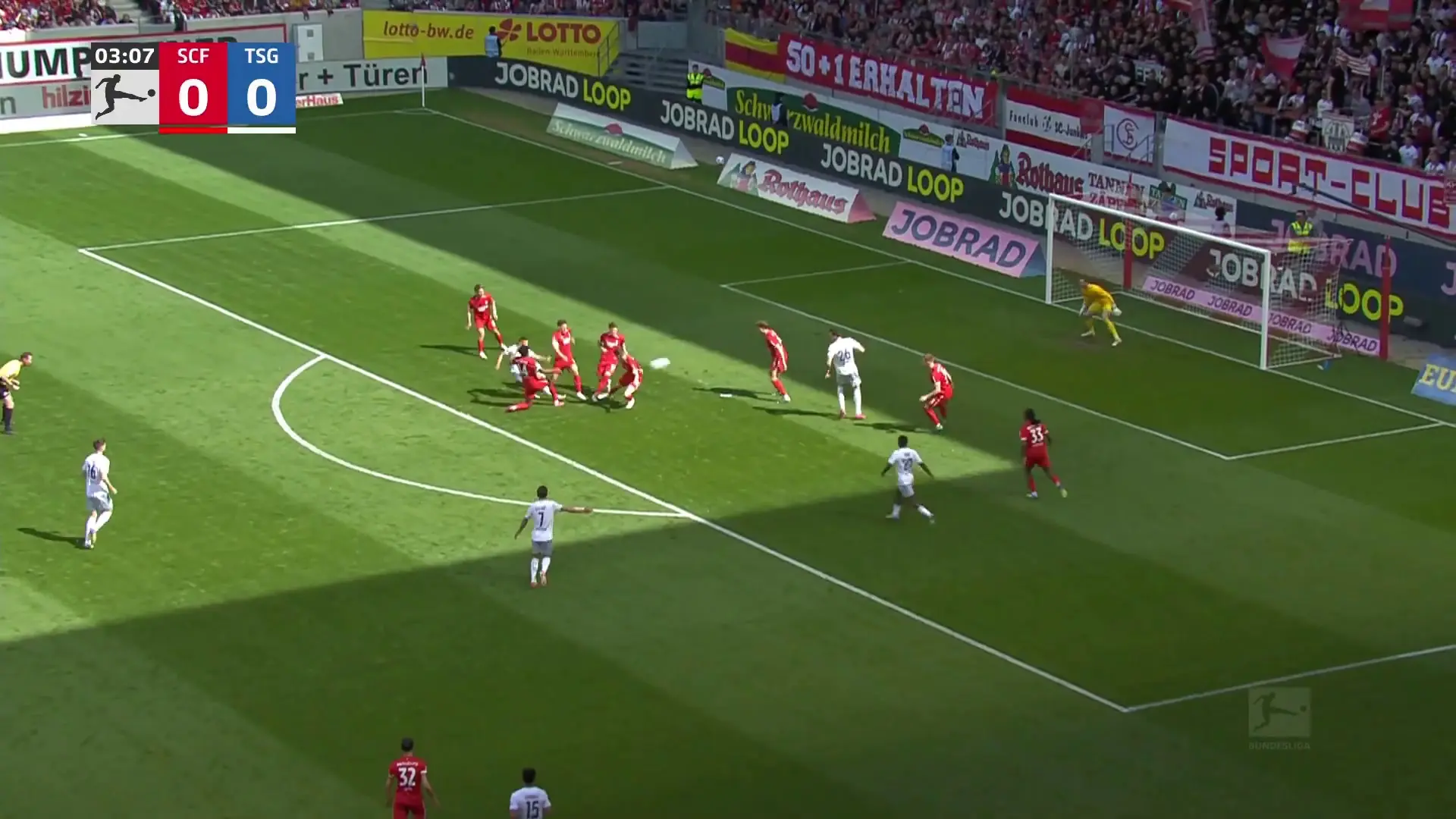 Melhores momentos da vitória do Freiburg sobre o Hoffenheim pelo Alemão Imagem ilustrativa para a matéria