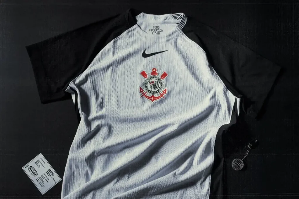 Camisa do Corinthians com o patrocínio da Nike
