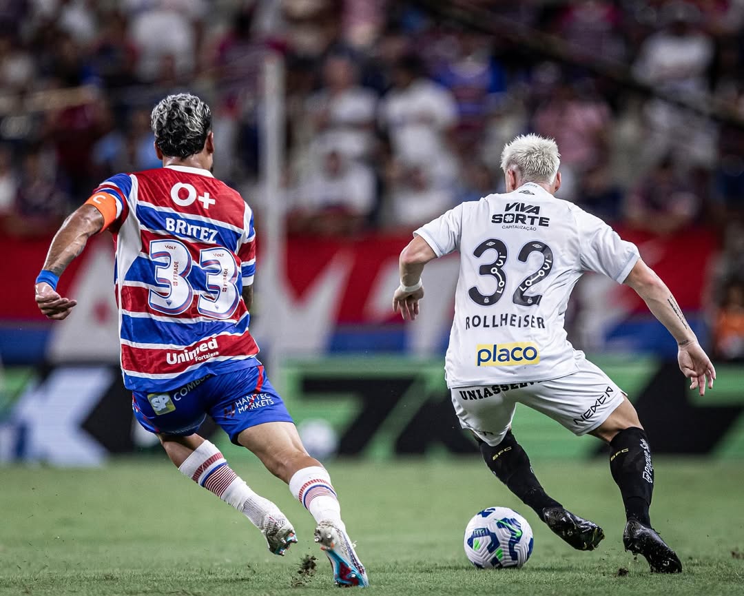 Fortaleza x Santos (Foto: Raul Baretta/Santos FC)