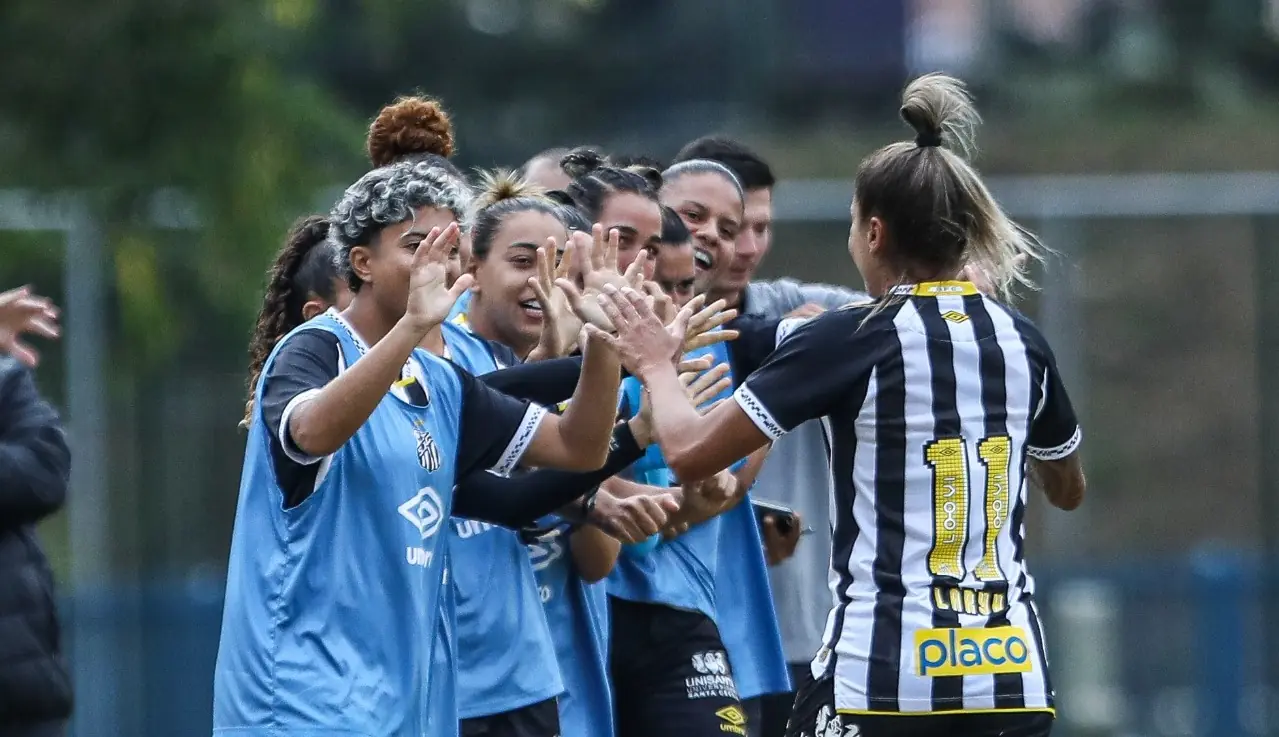 Santos goleia o São José fora de casa e segue invicto na Série A2 do Brasileiro feminino