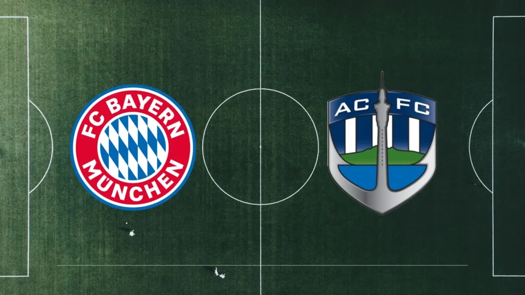 Escudos de Bayern de Munique e Auckland City, adversários do Mundial de Clubes