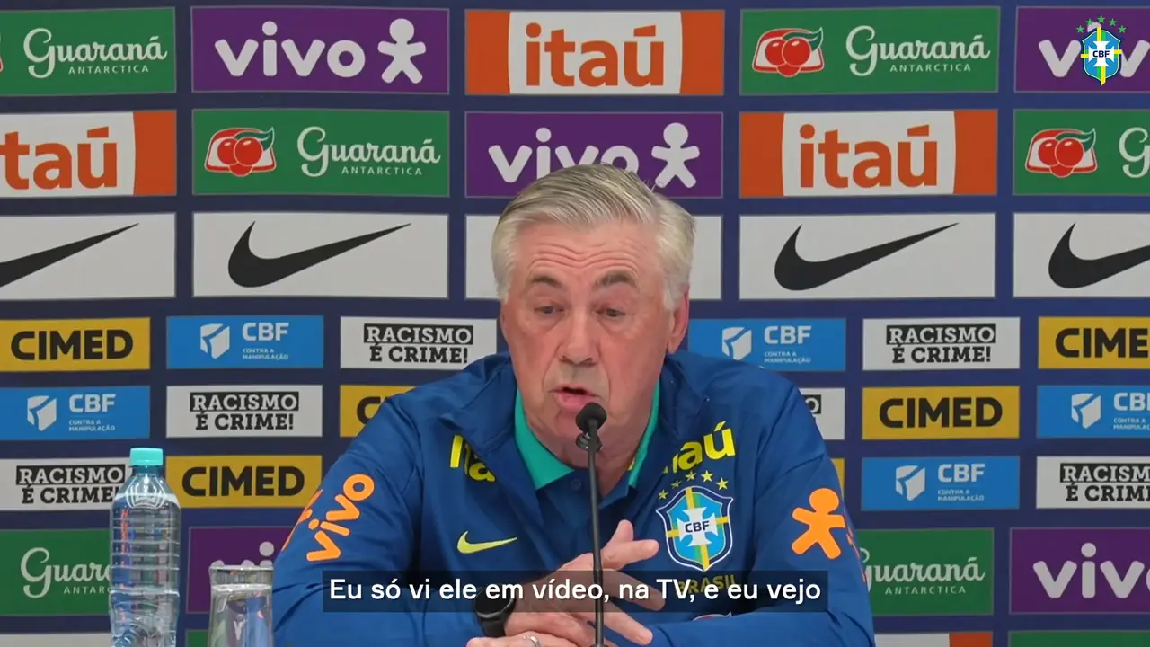 Ancelotti rasga elogios a Estêvão: “Talento extraordinário e especial”