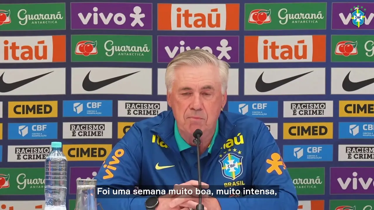Carlo Ancelotti projeta estreia pela Seleção Brasileira: “Momento especial”