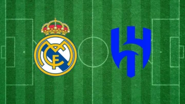 Escudos de Real Madrid e Al-Hilal, adversários no Mundial de Clubes