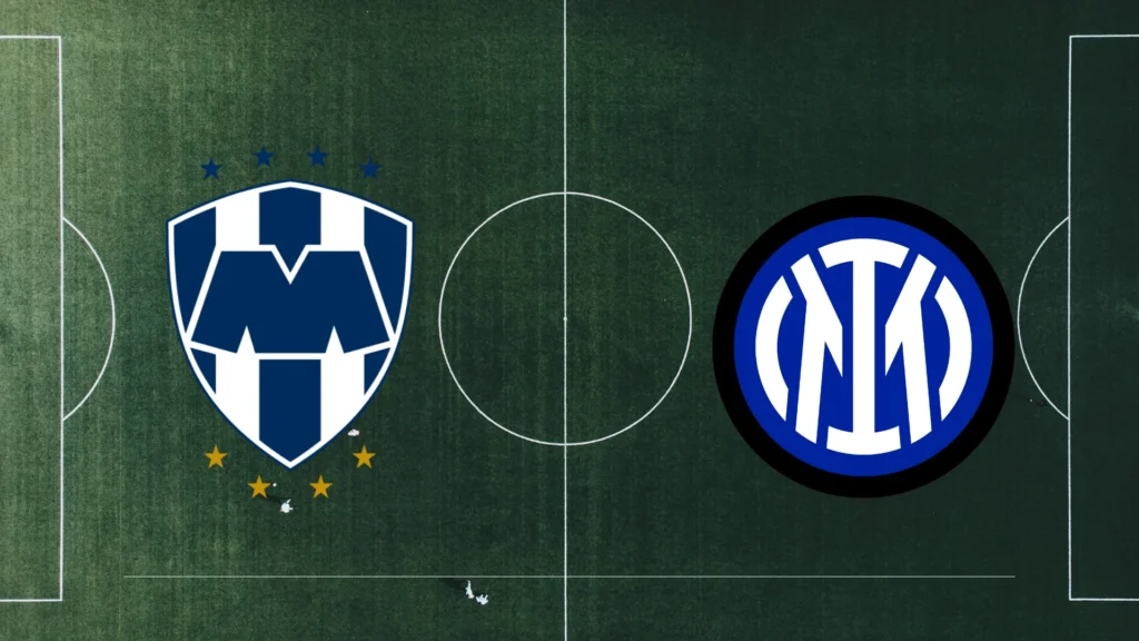 Escudos de Monterrey e Inter de Milão, adversários no Mundial de Clubes