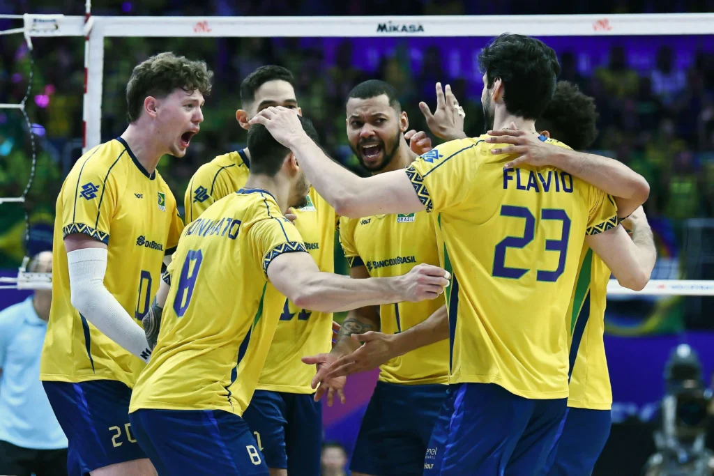 Time da Seleção Brasileira na Liga das Nações de Vôlei