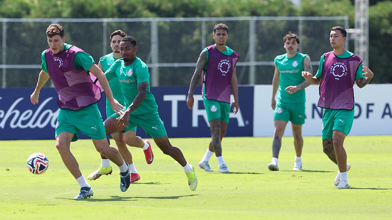 Último treino do time antes de desafio contra o Chelsea no Mundial.