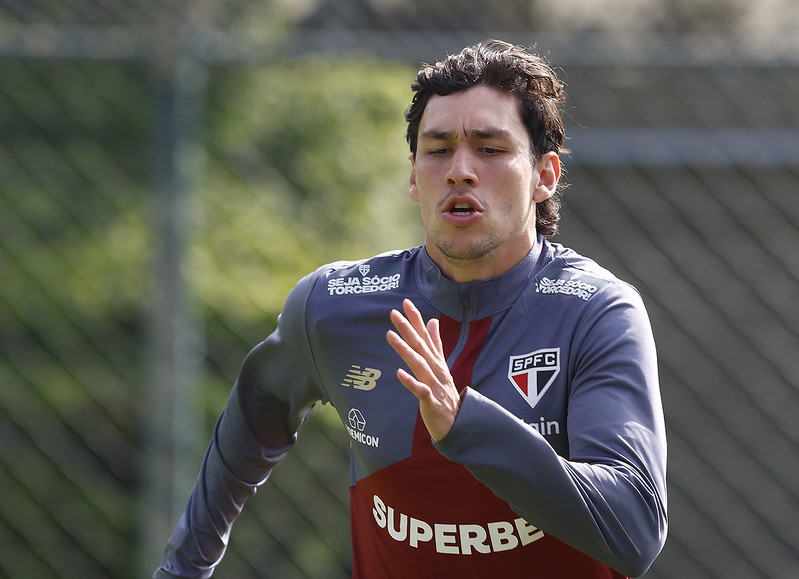 Último treino do São Paulo antes do confronto com o Flamengo