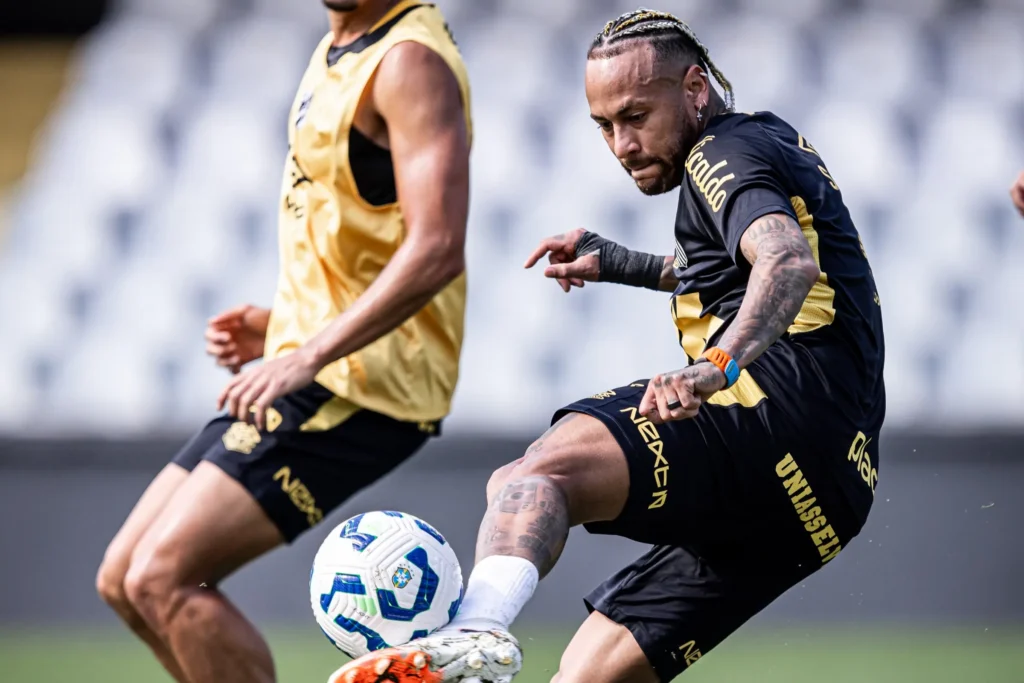 Neymar em campo