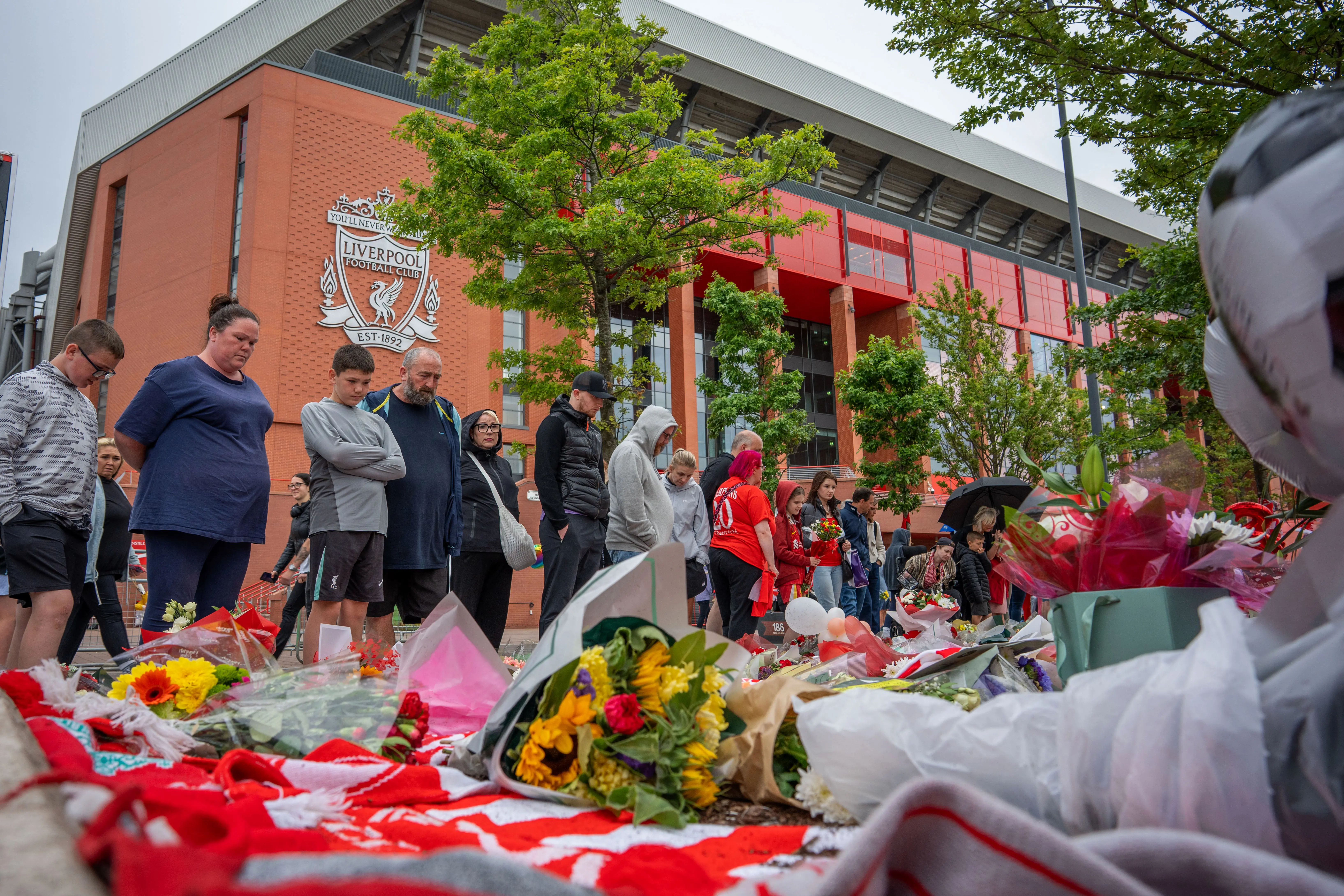 Liverpool inicia pré-temporada ainda em choque pela morte de Diogo Jota Imagem ilustrativa para a matéria