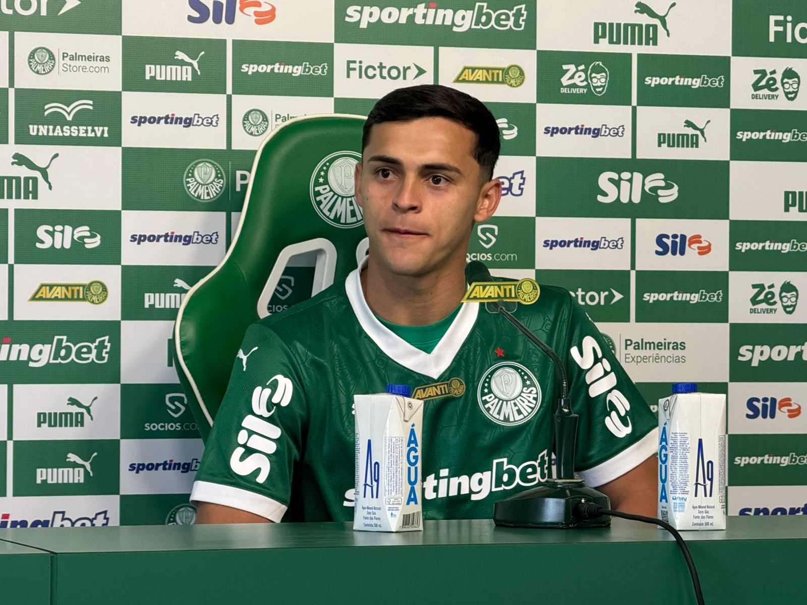 Sosa destaca importância da chegada ao Palmeiras como passo significativo.