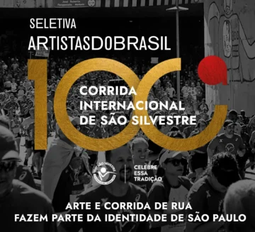 São Silvestre une arte e esporte em edição comemorativa