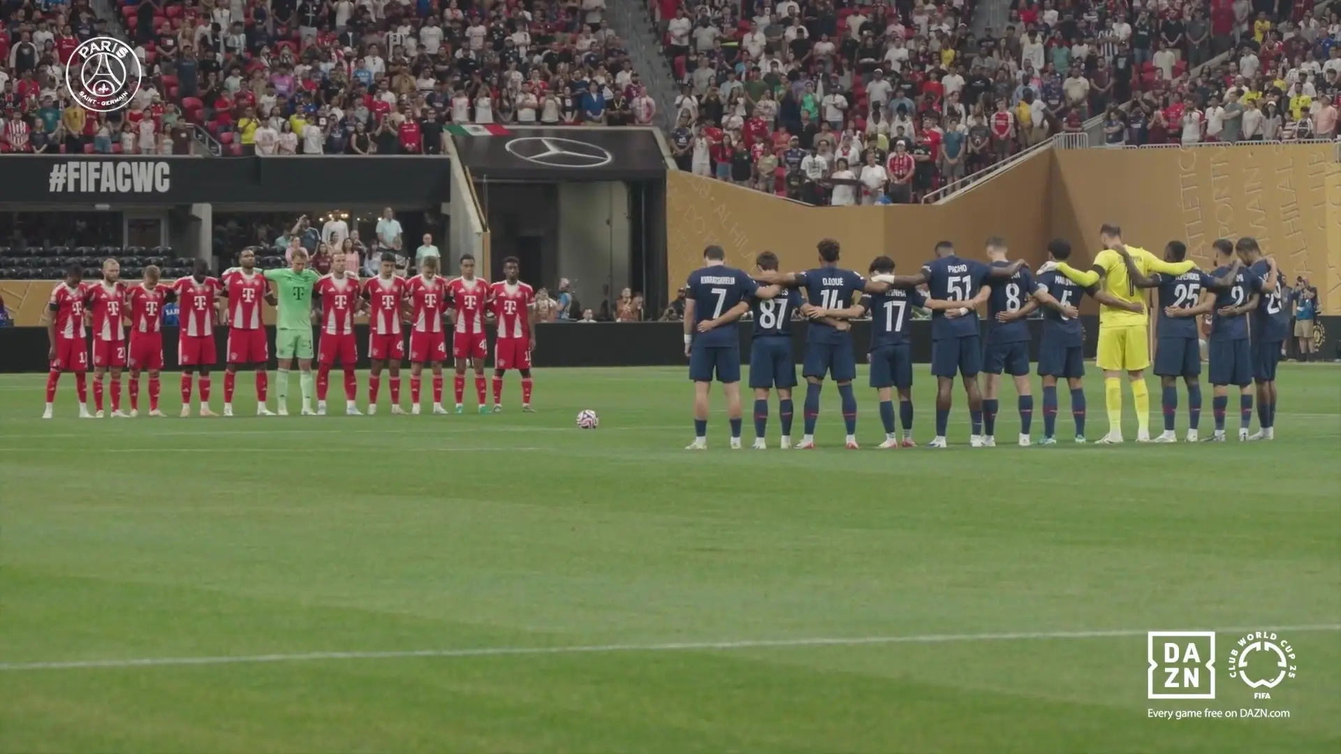 PSG x Bayern presta homenagem a Diogo Jota em Atlanta; veja bastidores Imagem ilustrativa para a matéria
