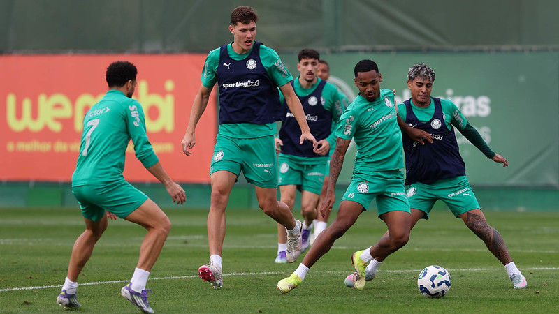 treino do Palmeiras antes do clássico contra o Corinthians: veja as imagens