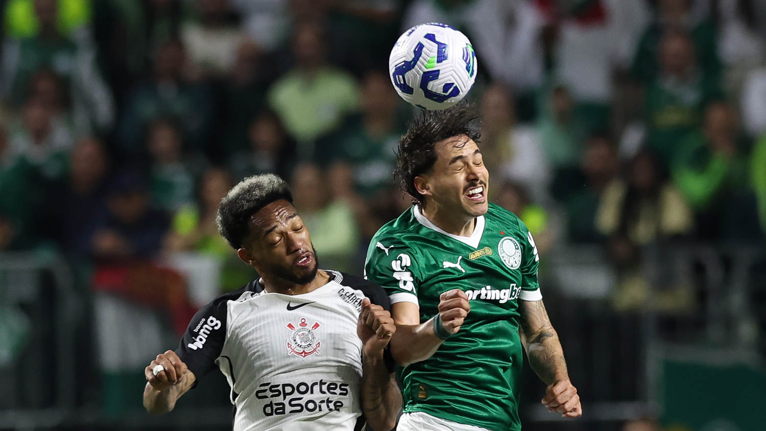 Fotos do jogo de volta entre Palmeiras e Corinthians pela Copa do Brasil.