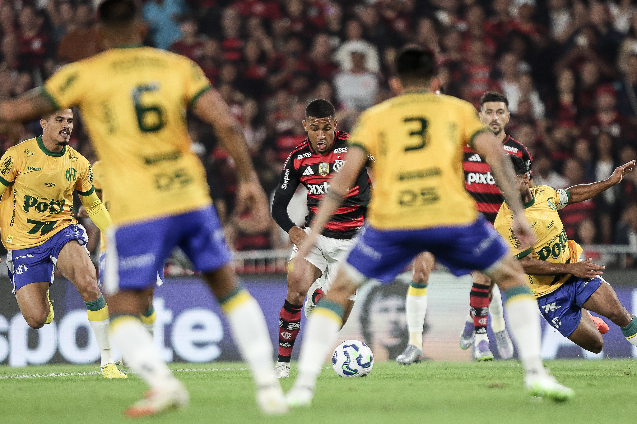 Veja fotos do confronto entre Flamengo e Mirassol no Brasileirão
