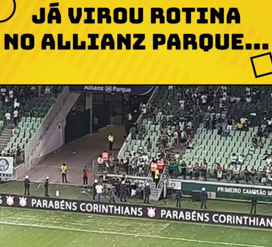 Galeria de Memes da Classificação do Corinthians sobre o Palmeiras no futebol.