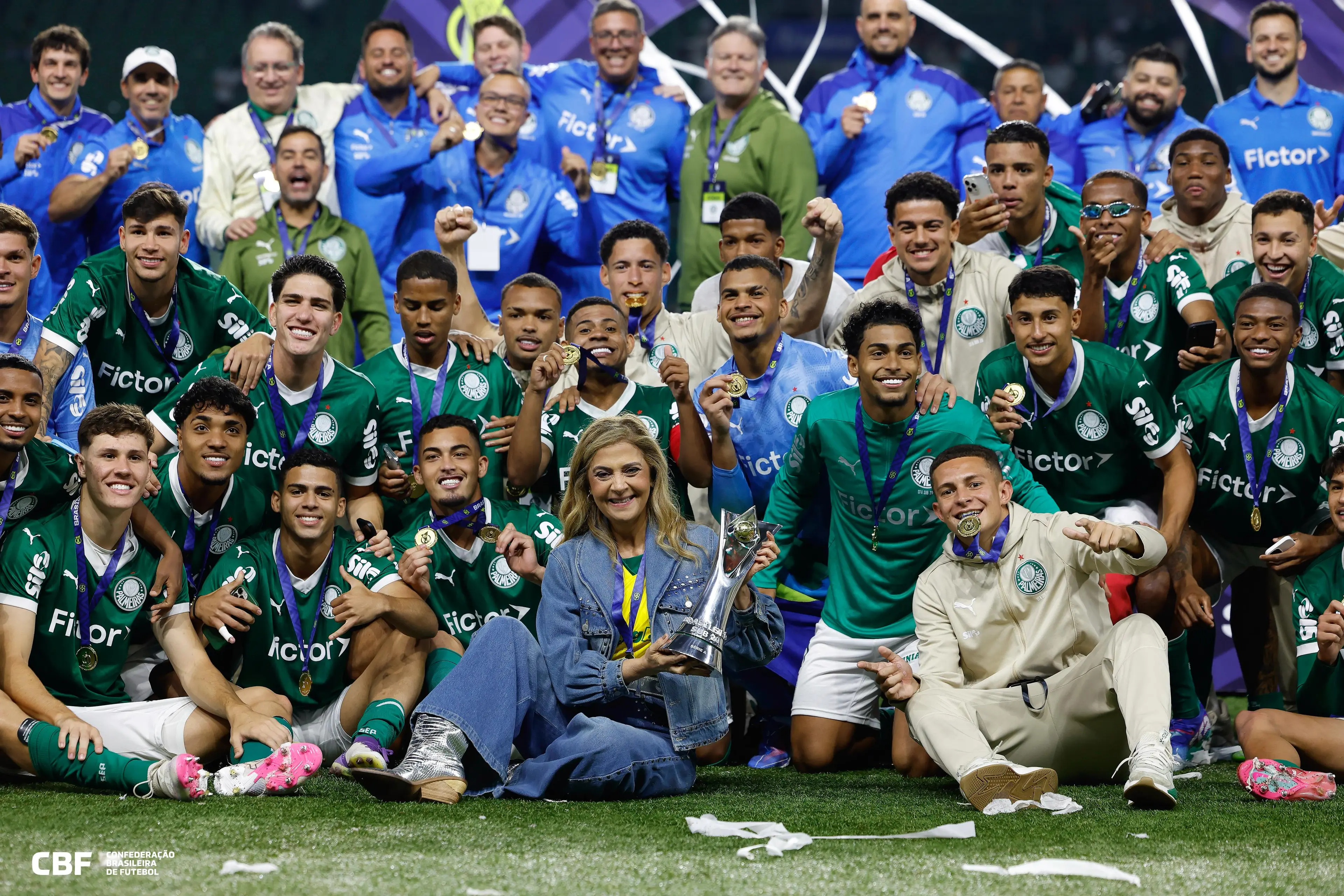 Palmeiras sub-20 conquista vaga na Libertadores de 2026 ao vencer Brasileiro