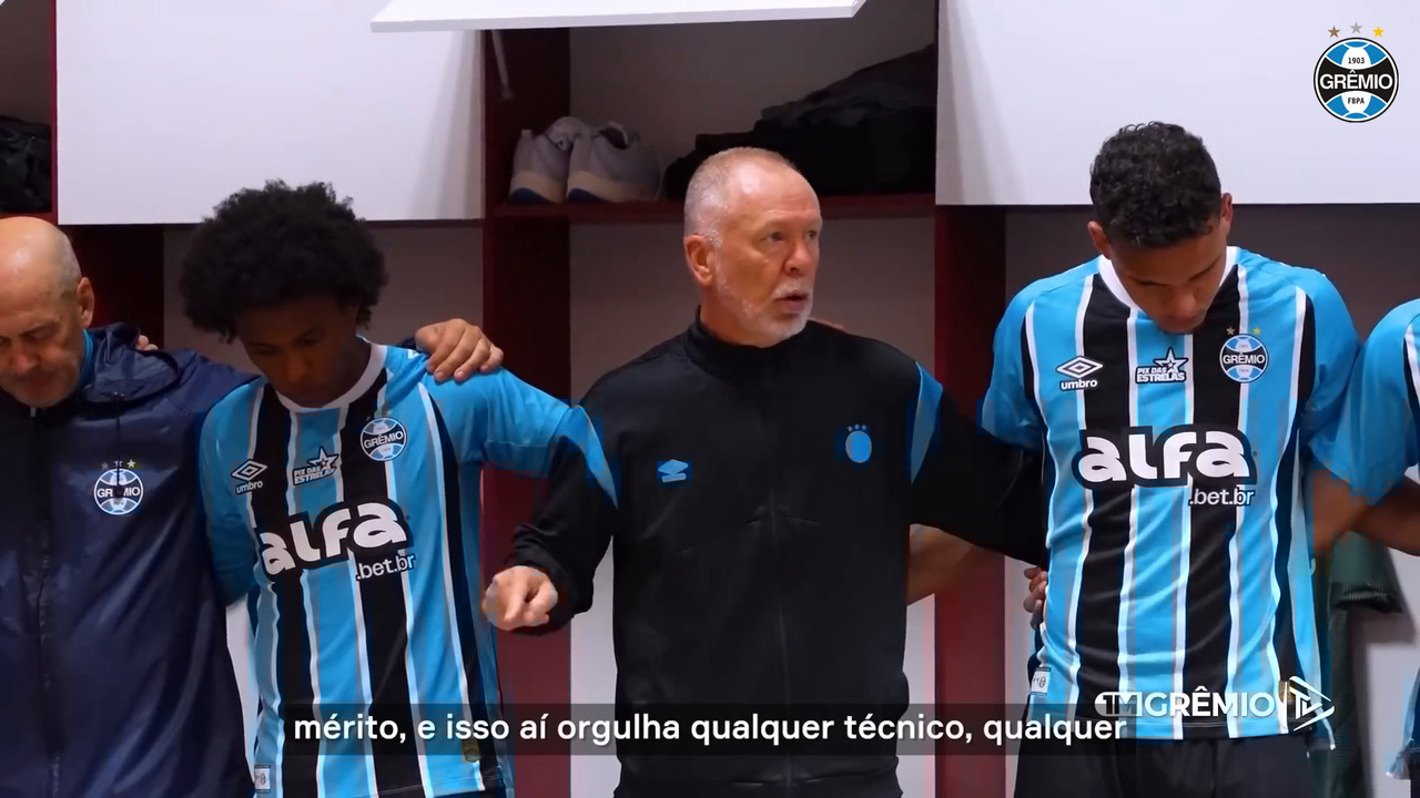 Veja os discursos de Arthur e Mano após vitória no Gre-Nal 448