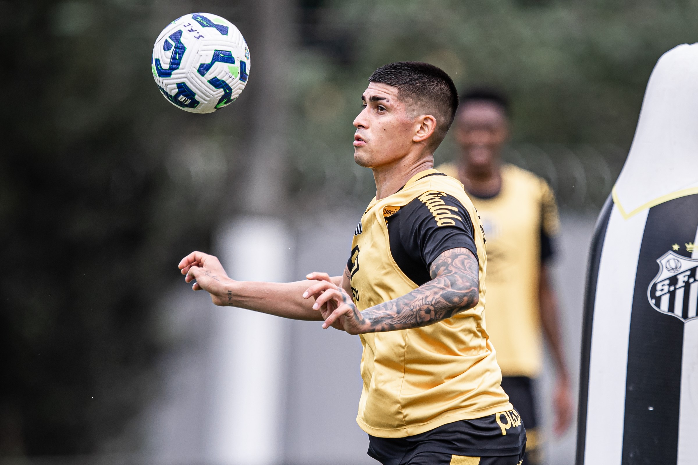 Polivalência, saída de bola e jogo aéreo: veja como Frías promete ajudar o Santos