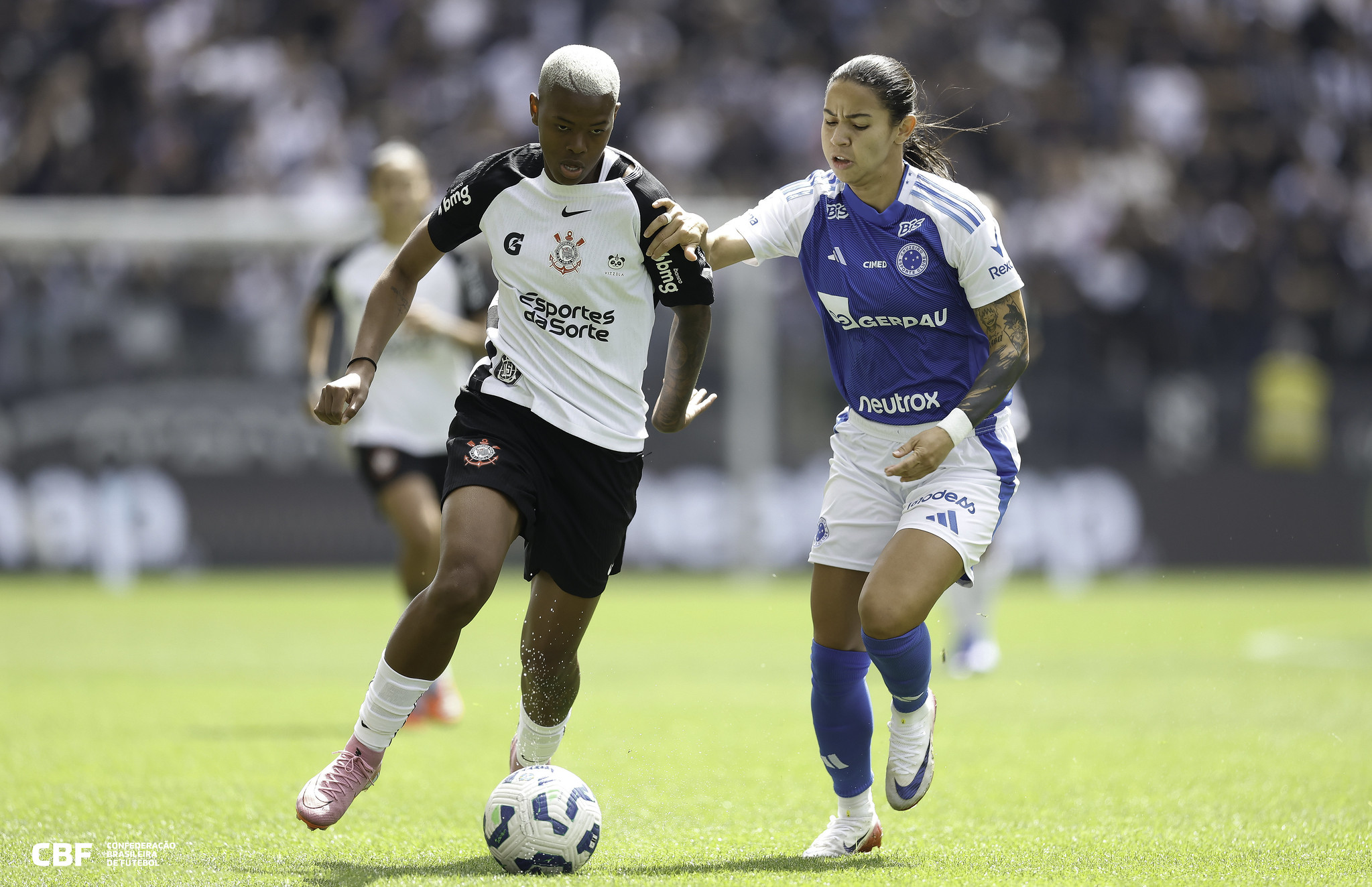 Corinthians e Cruzeiro se enfrentam na final do Brasileirão Feminino; veja as fotos
