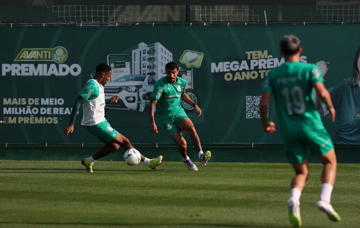 Treino do Palmeiras: confira as imagens da atividade desta segunda-feira