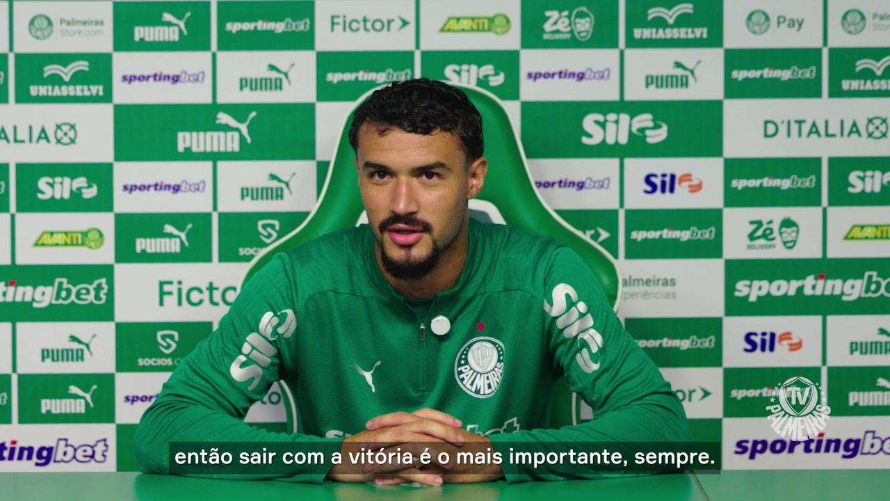 Jefté conquista vitória em estreia como titular pelo Palmeiras